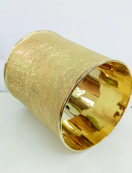 צמיד זהב קליאופטרה ענק ברוחב 8 ס"מ (2540)